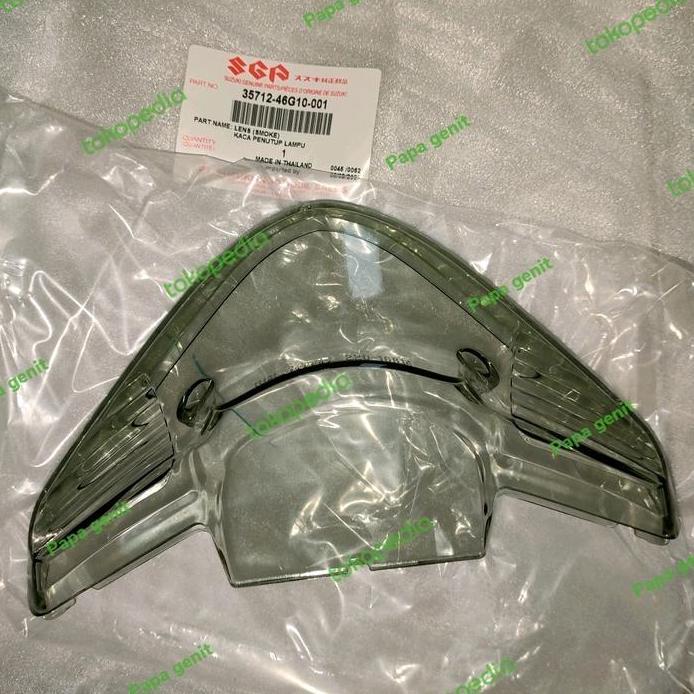 mika lampu belakang smoke spin 125 original hitam smoke mika stop lamp