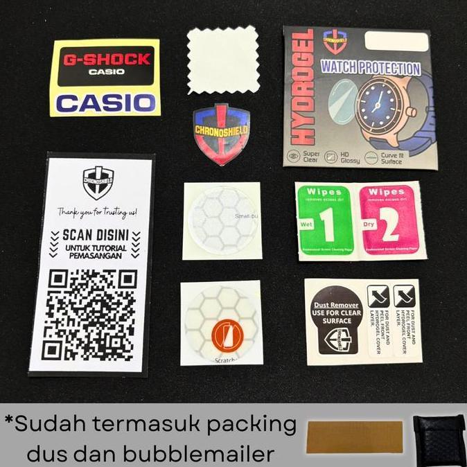 Anti Gores Tempered Glass untuk Casio G-Shock GR B200 GR-B200 Antigores Chronoshield