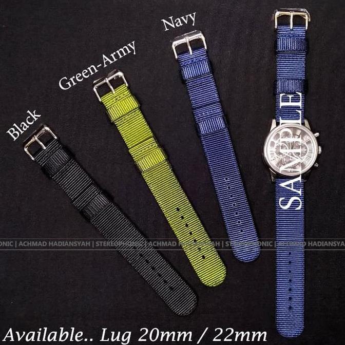Aftermarket Strap SEIKO Strap SWISS ARMY Strap Kanvas 20mm Strap 22mm