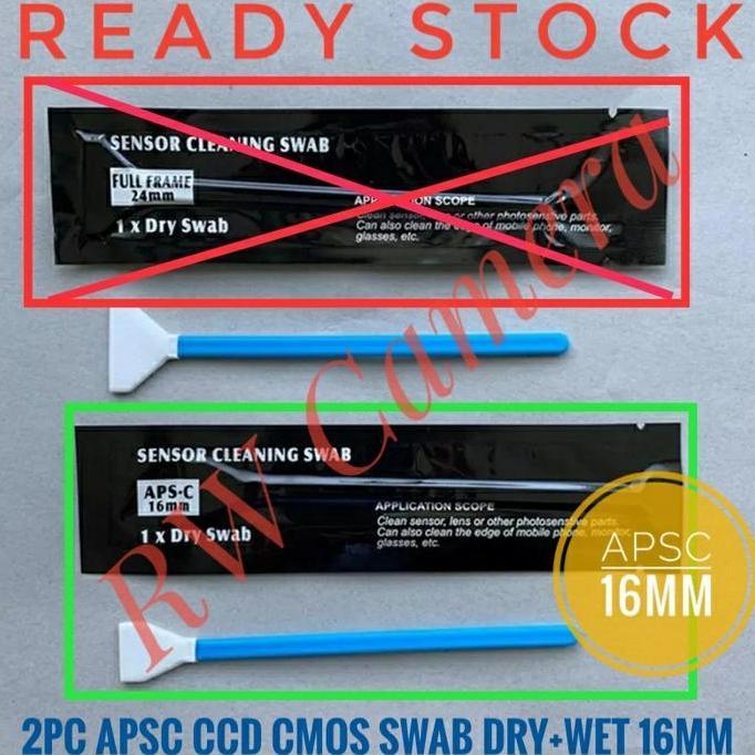 Focus- Pembersih Sensor Apsc Ccd Cmos Sb Wet+Dry Kamera Sony A6000 A6300
