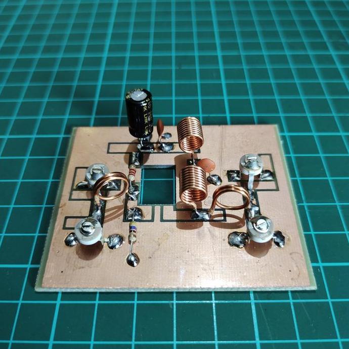 PCB KIT BOSTER 2SC1971 2SC1972 BOSSTER BOOSTER DIY C1971 C1972 5WATT 7 HD27