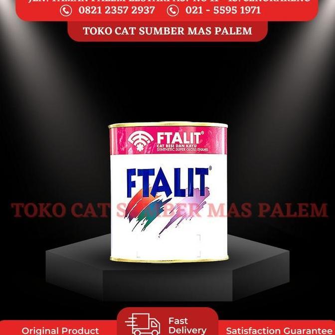 CAT FTALIT HITAM DOFF 544 / PUTIH DOFF 559 UKURAN 5 KG - CAT MINYAK / CAT KAYU BESI