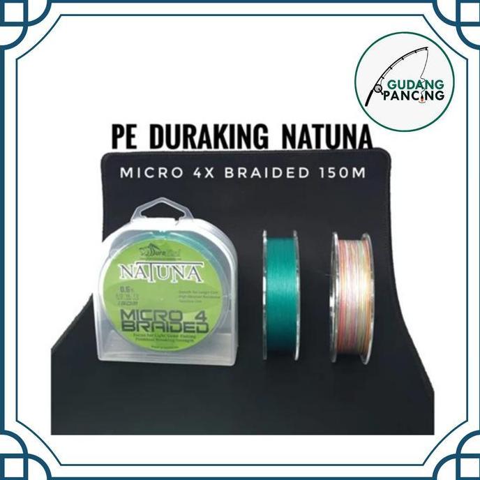 Senar Pancing PE Duraking Natuna Micro 4 Braided PE 150M