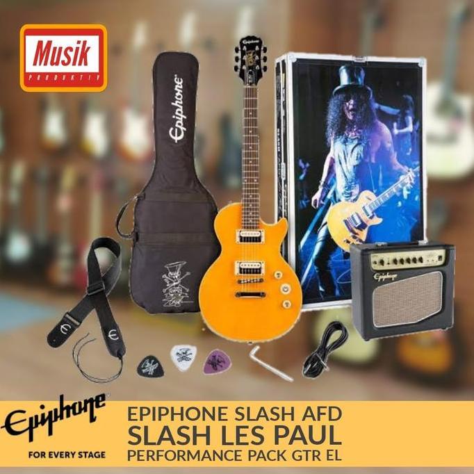 Epiphone Slash AFD Les Paul Performance Pack - Appetite Amber
