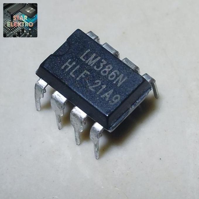 5 BUAH 5PCS LM386N DIP-8 TANCAP LM 386N 386 LM386 IC LOW POWER AUDIO OPAMP HLF CLASS-D KOMPONEN CHIP