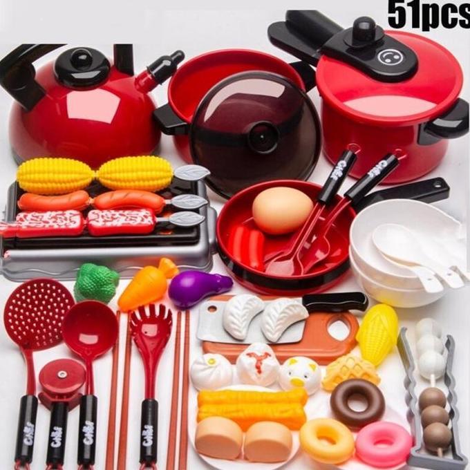 Mainan Dapur Anak Kitchen Set dapur Masak Masakan Mainan Dapur Cooking Set Mainan Perempuan Masak Ma