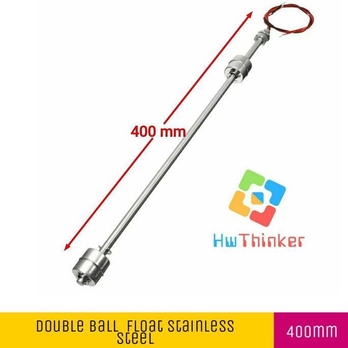 DOUBLE FLOAT SWITCH 400MM DUAL STAINLESS SUS304 WATER LEVEL AIR SENSOR
