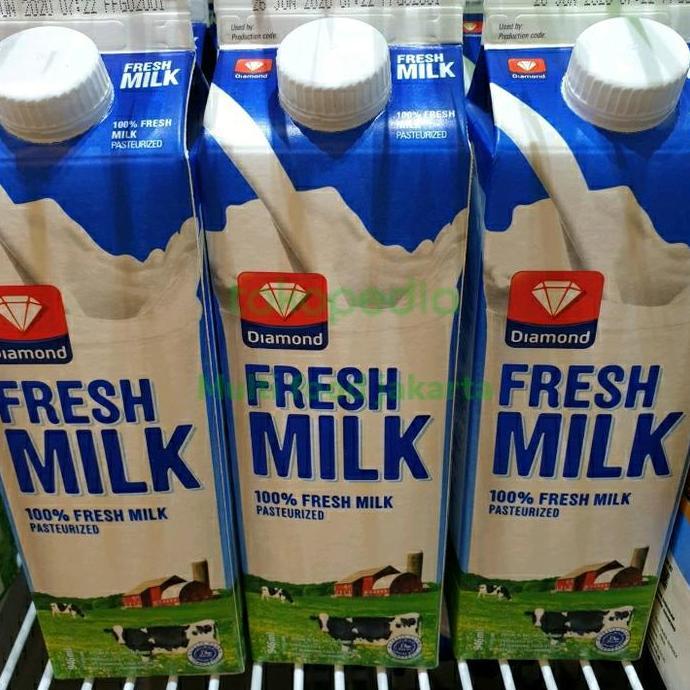 Leite - Susu Fresh Milk Diamond / Susu Segar Diamond Murah