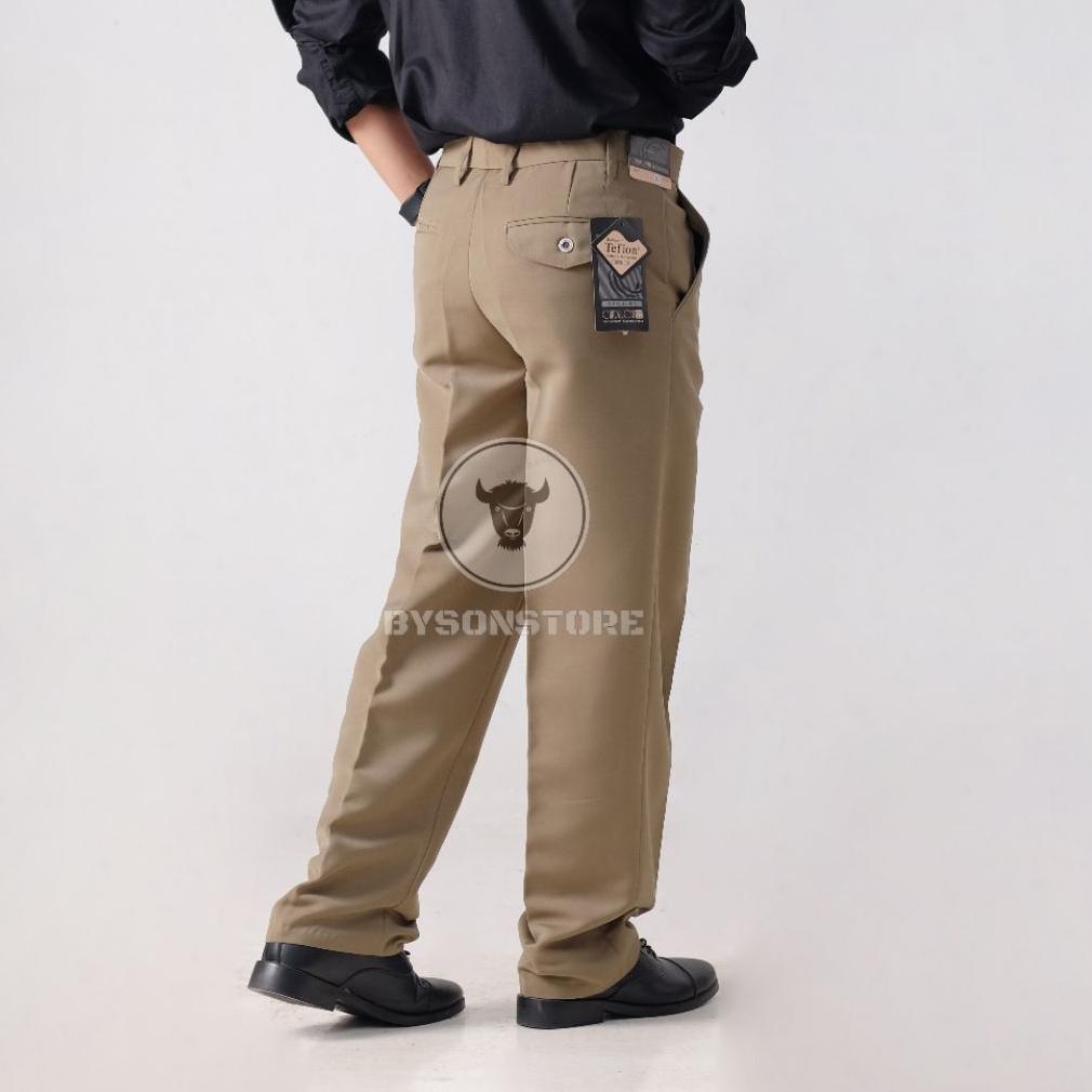 bestpromo celana pria kain formal kerja standar reguler floy (rempel) size 27-44