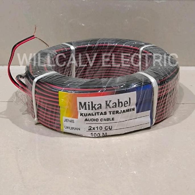 1 roll Kabel serabut NYZ 2X10 100 meter / Kabel NYZ serabut 2x10 100 meter bisa di solder