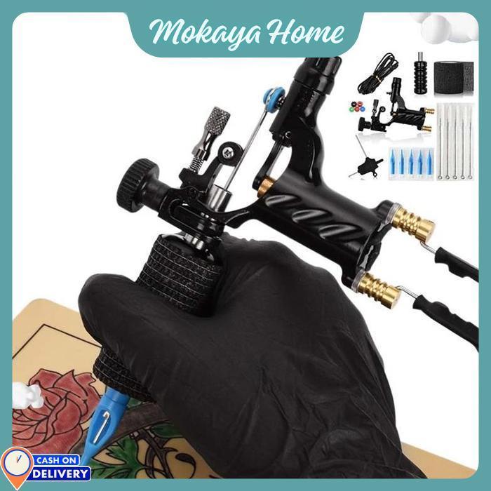Mokaya Home - Mesin Tato Full Set / Tattoo Supplies / Complete Beginner Tattoo Kit