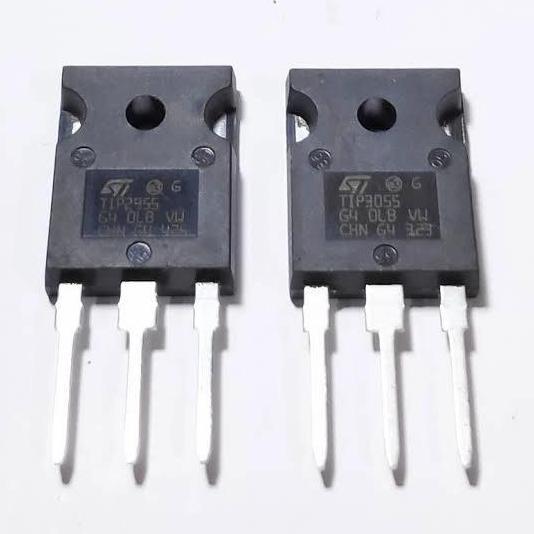 TIP2955 TIP3055 SEPASANG TRANSISTOR FINAL POWER ST TIP 2955 3055 SE27