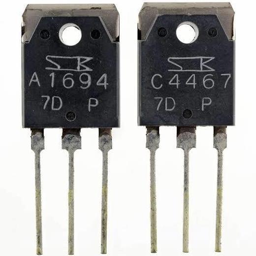 A1694 C4467 SEPASANG PASANGAN TRANSISTOR POWER SANKEN 2SA1694 2SC4467 SE27