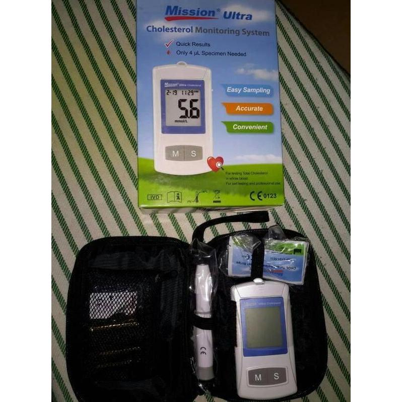 Best seller PROMO Alat test Kolesterol CHOLESTEROL test MISSION Terlaris