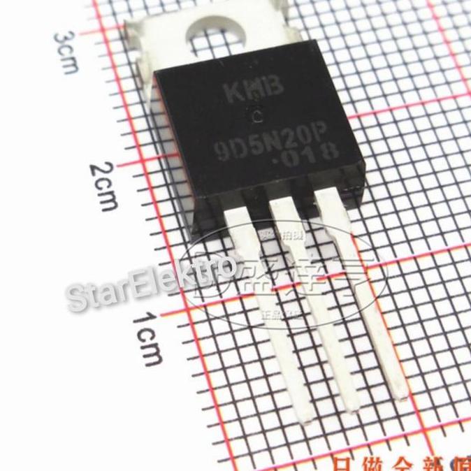 KHB9D5N20P MOSFET KHB 9D5N20P TRANSISTOR N-CHANNEL TO-220 SE27