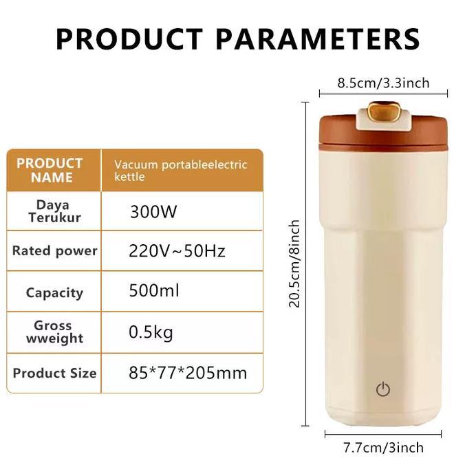 Best Sale [Cod] Pemanas Air Listrik Electric Teko Listrik Low Watt Teko Listrik Pemanas Air - Teko L