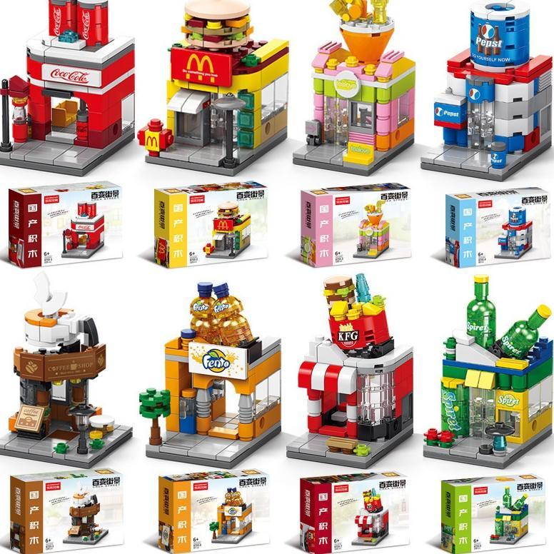 terbaru t&y mainan blok seri franchise model mainan edukasi mainan bricks anak nano block kartun min
