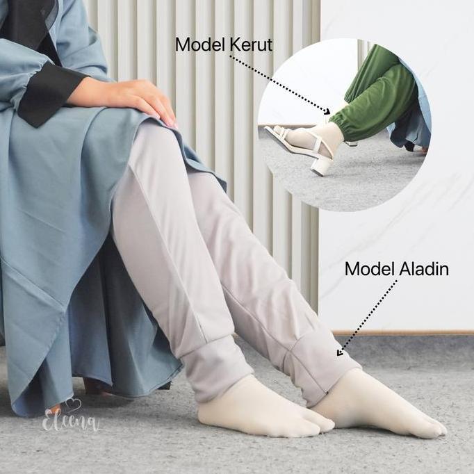 Celana Muslimah Celamis / Innerpants Gamis Eleena Model Aladin & kerut Wanita
