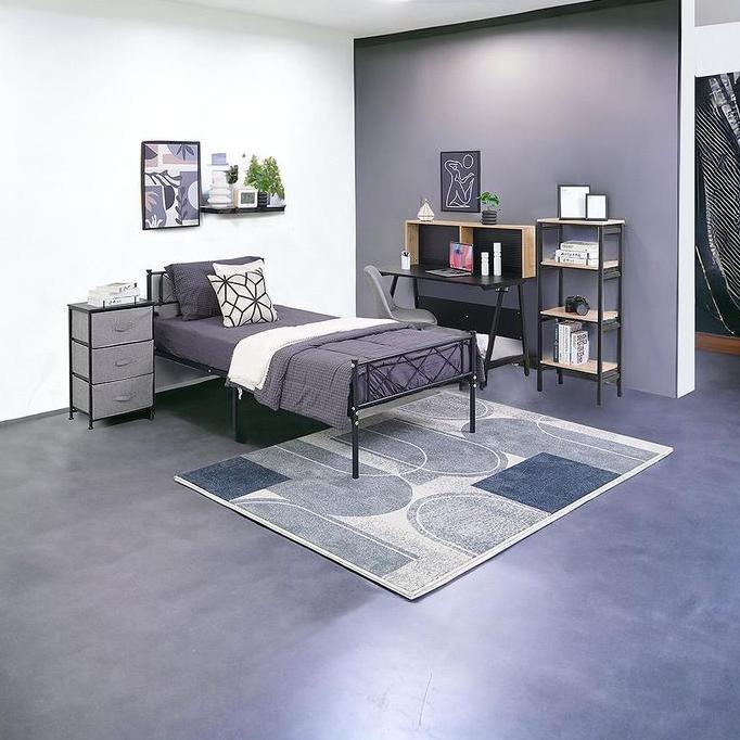 (Best) Informa Larson Tempat Tidur Anak Metal Bed Ranjang Kasur Perabot Tidur Furniture Kamar Tidur