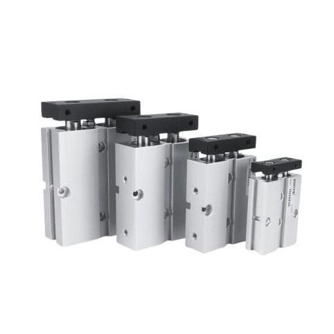 Gasss- Cylinder Pneumatic Tn16 Twin Rod Pneumatik Angin Air Silinder Double Stroke Tn 16