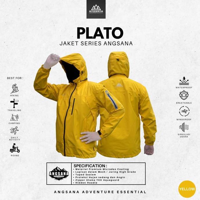 * JAKET ANGSANA SERI WATERPROOF BREATHABLE HARIAN *