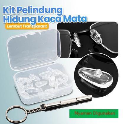 TERLARIS KIT BANTALAN HIDUNG KACAMATA | NOSEPAD FRAME SUNGLASSES EYEGLASSES ANTI SLIP SILIKON NYAMAN