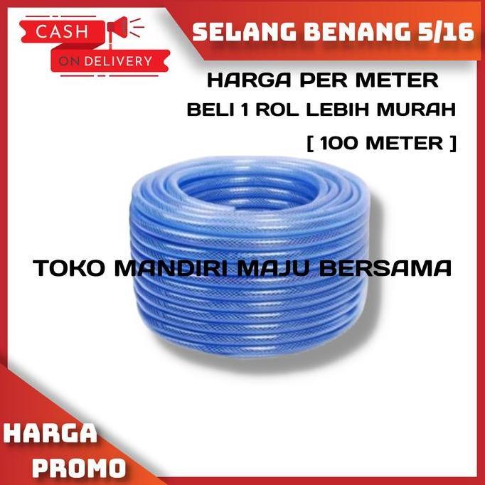 Best Seller 1 Roll Selang 5/16 Murah / Selang Air Pompa Dc / Irigasi Premium