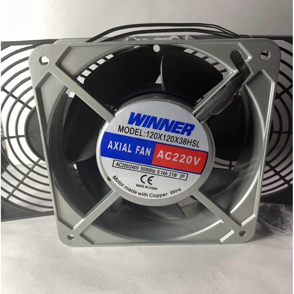 fan AC Winner 12 x 12 cm sleeve bearing 220volt cooling fan heatsink ori winner 12cm | Axial fan
