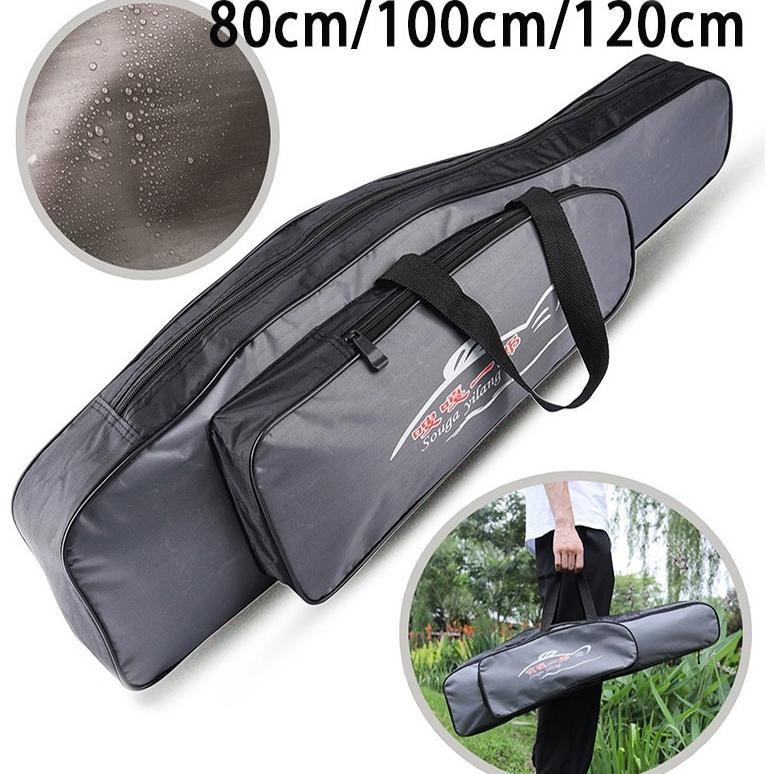 Sougayilang Tas Pancing Tahan Air 80/100/120Cm, Tas Pancing Kualitas Tinggi Tas Pancing Tegek