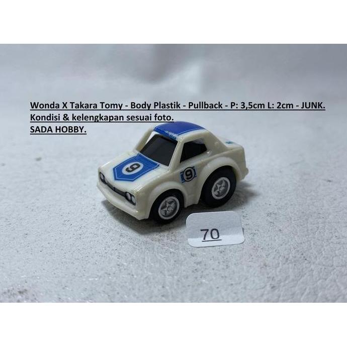 WONDA X TAKARA TOMY MINI MINI CHORO NISSAN SKYLINE GTR HAKOSUKA BLUE LIVERY MINED SHOBBY