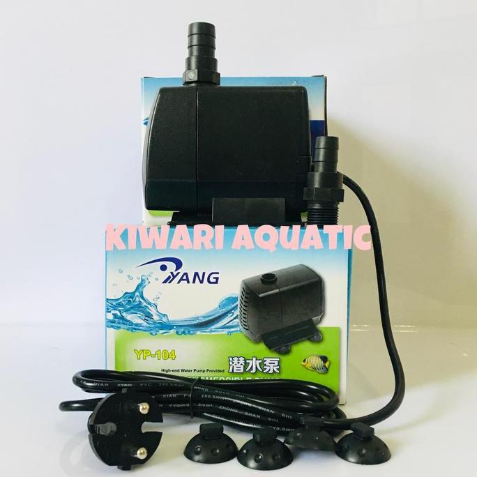 Yang Yp-104 Submersible Pump Pompa Air Celup Aquarium / Kolam Yp104