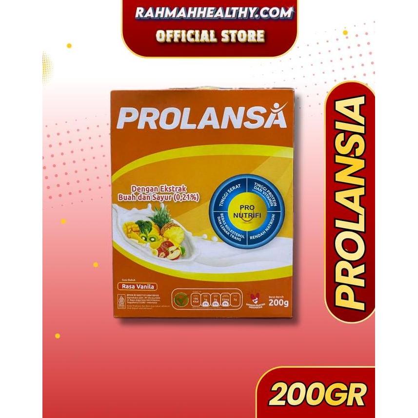 PROLANSIA Vanila Susu Nutrisi Lansia 200 Gr