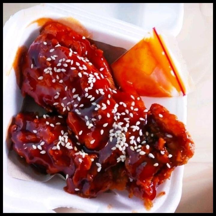 Promo Saus Ayam Pedas Ala Richeese Factory - Botol 1 Kg, Level 4 - Kecap, Sauce