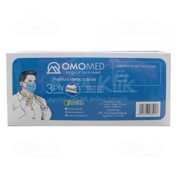 Acc- Omomed Masker Earloop 1 Box Isi 50 (Per Dos)