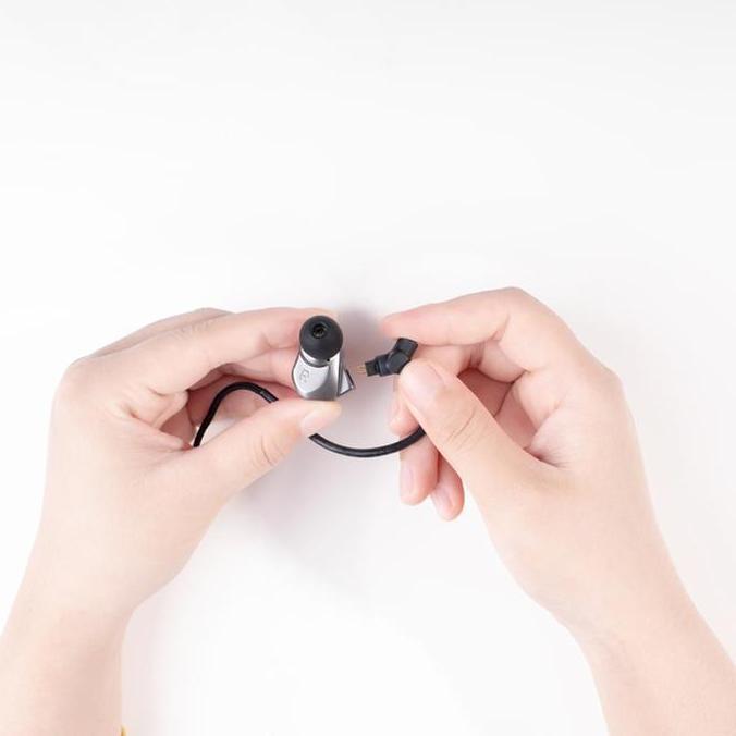 TINHIFI AI MIC PRO DAC Hifi Deing Chip Kabel Earphone Upgrade Cable With Boom Mic TIN HIFI