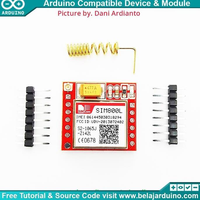 Up- Sim800L Gsm Gprs Module For Arduino ( Gsm Gprs Serial Modem Shield )