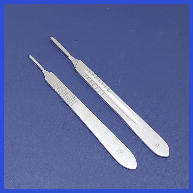 (LAB) SCALPEL HANDLE NO 3/ NO 4 ( SOLID ) 12,5CM - SPITZ KESEHATAN RUMAH SAKIT HOSPITAL SIAP KIRIM