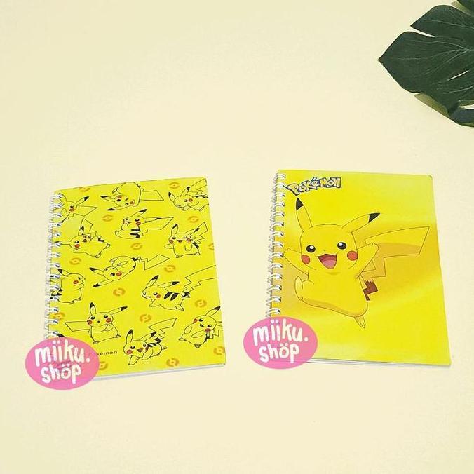 Escola - Notebook Ring / Buku Catatan Karakter Pokemon Pikachu