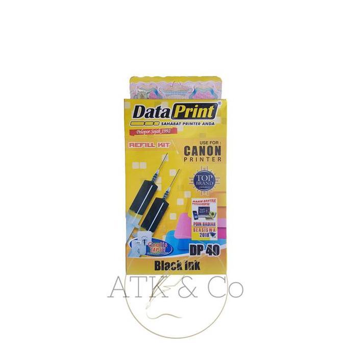 Allthebest- DataPrint Refill Tinta Canon Hitam DP 40 - Tinta HP Data Print DP 40