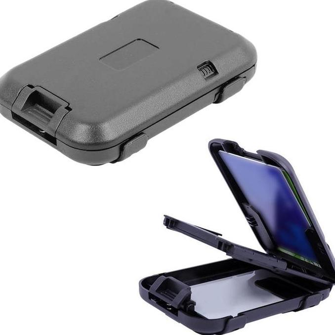BLANCHENAM Dompet Kartu Uang Pria Keren Anti RFID Plastik Waterproof Modern Mini Wallet