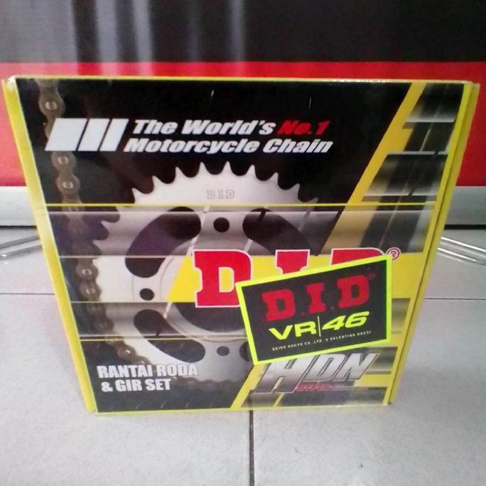 15 - Rantai Gear Set D.I.D Did Motor Yamaha Mx King 150 Hdn Drive Chain  428 122 Sprocket Front 14 R