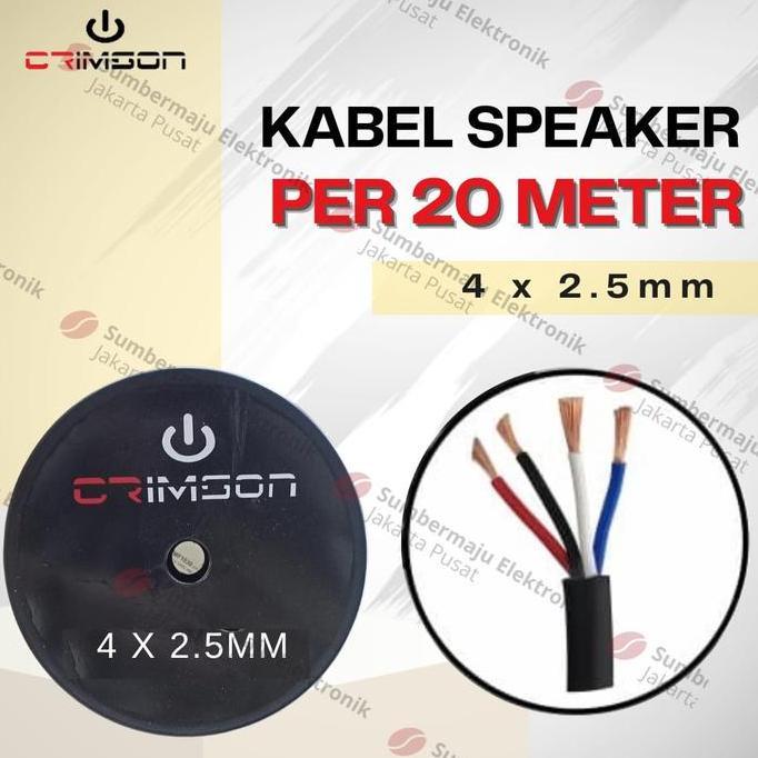 KABEL SPEAKER CRIMSON 4 X 2.5 MM  CRIMSON 4X2.5 MM 20 METER
