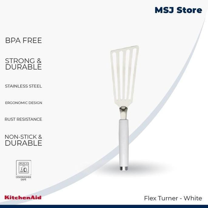 KitchenAid Flex Turner Stainless Steel White - KCG024OHWHE