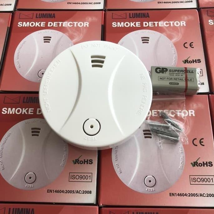 NEW Smoke Detector Tanpa kabel LUMINA fire alarm/ Smoke Alarm Detector