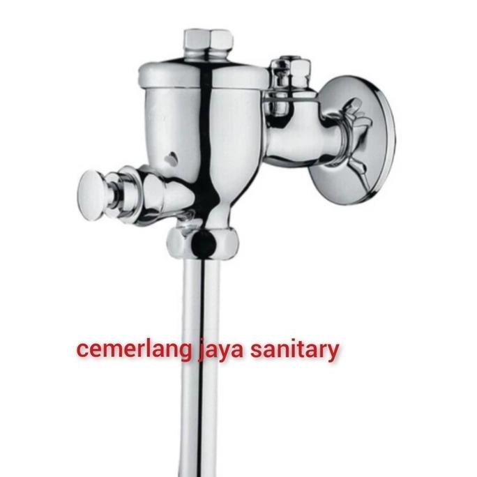 Push Kran Urinoir Kran Toilet Urinal Kuningan Push Valve Urinoir