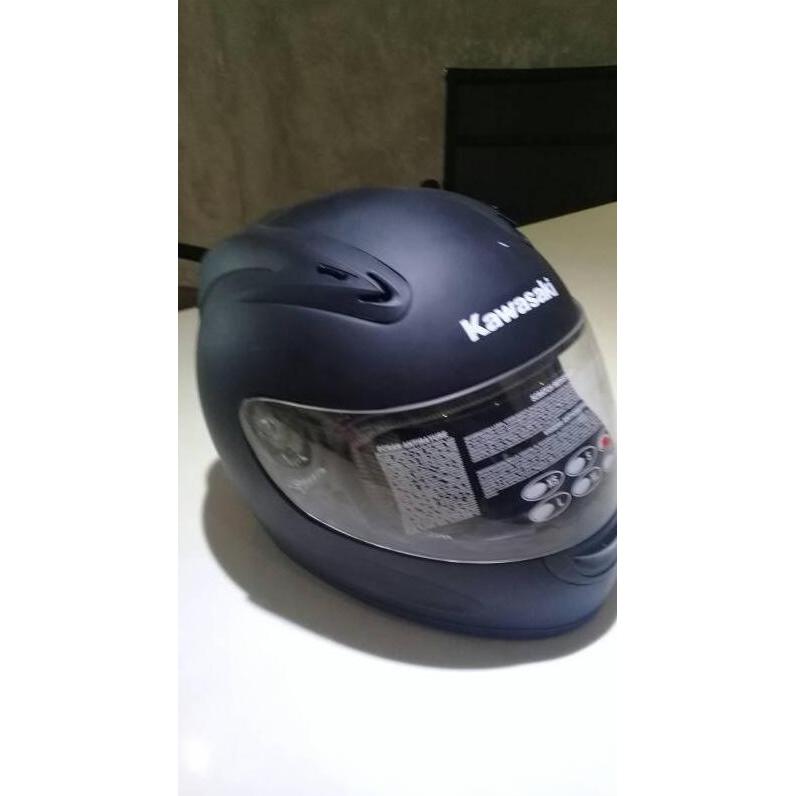 helm kawasaki ninja 250 black doff