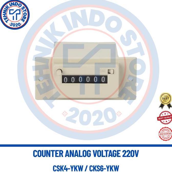 COUNTER ANALOG CSK4-YKW / CKS6-YKW 220VAC READY