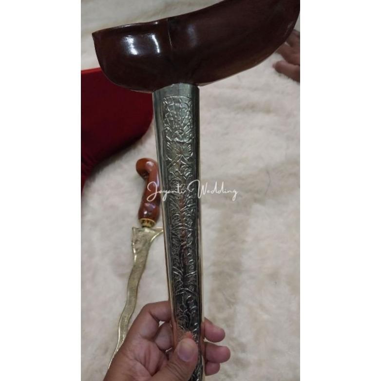 Keris Pengantin Adat Jawa / Keris Jawa / Keris Kuningan / Keris Manten Termurah Ready Terbaik