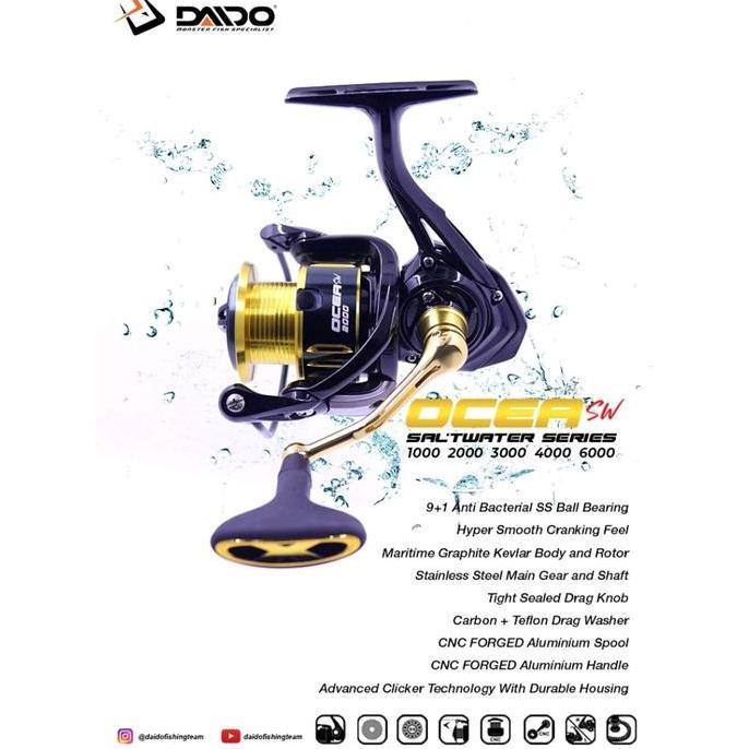 Promo Reel Spinning Daido Ocea Saltwater