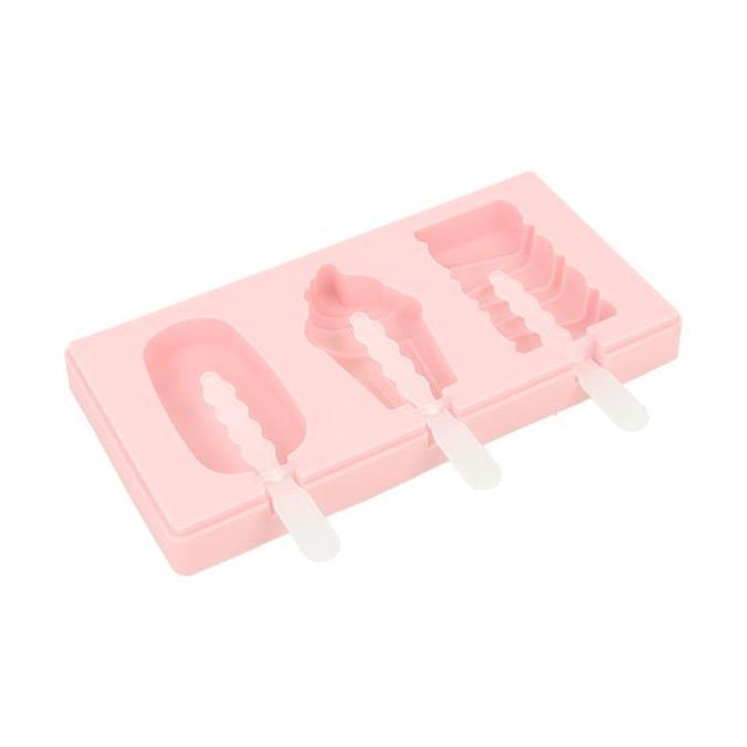 Cetakan Ice Cream ,Es Lolly & Coklat Bentuk Ice Stick SIlicon LM-032 LS
